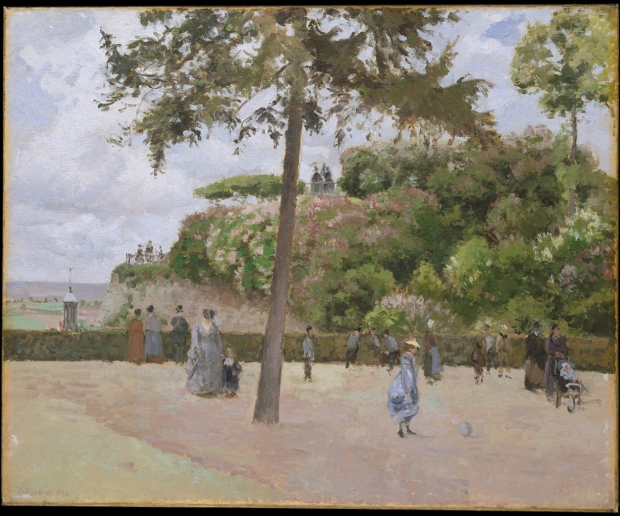 Il giardino della città, Pontoise, 1874 - Metropolitan Museum of Art, New York